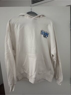 Abercrombie Detroit Lions Cream Hooded Sweatshirt